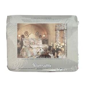Wamsutta Nantucket Rose‎ Queen Sheet Set Four Piece Cottagecore Floral Vintage